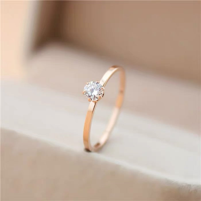 Damen Minimalistische Verlobungsring Shop Nory