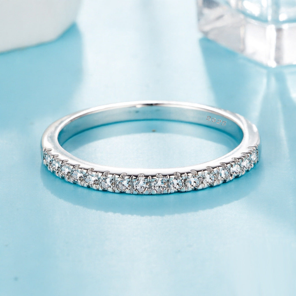 Damen Ring mit funkelndem Zirkonia-Pavé-Besatz Shop Nory