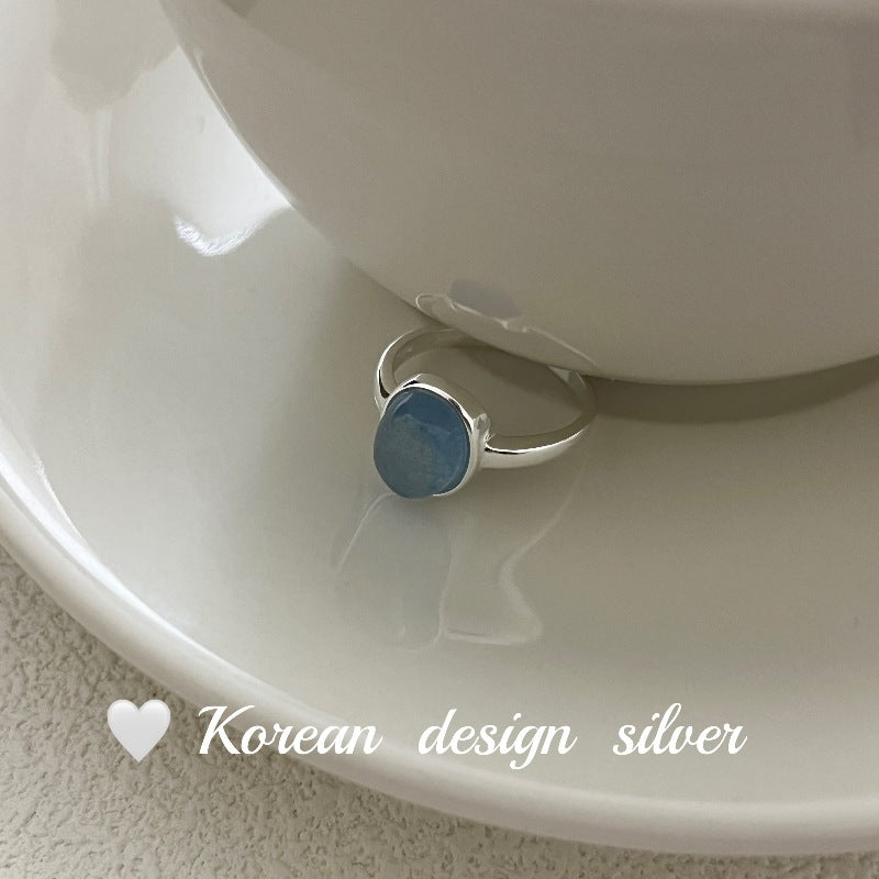 Damenring mit klassischem koreanischem Design und hochwertigem Silber Shop Nory