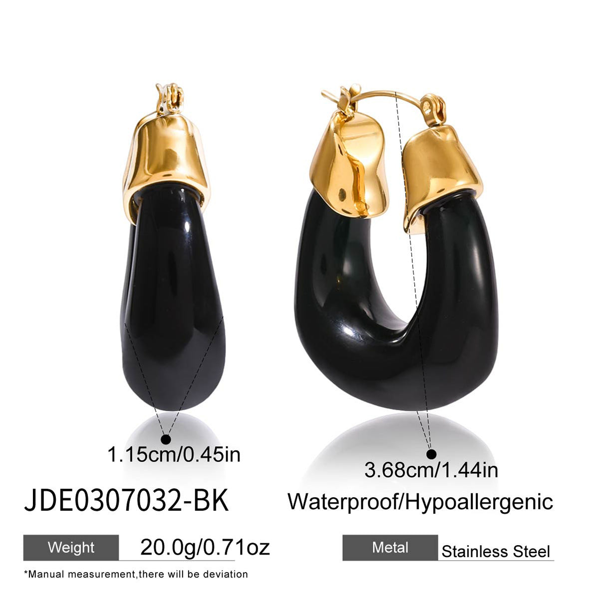 Damen Ohrhänger mit elegantem grünem Design und hochwertiger Edelstahlverarbeitung Shop Nory