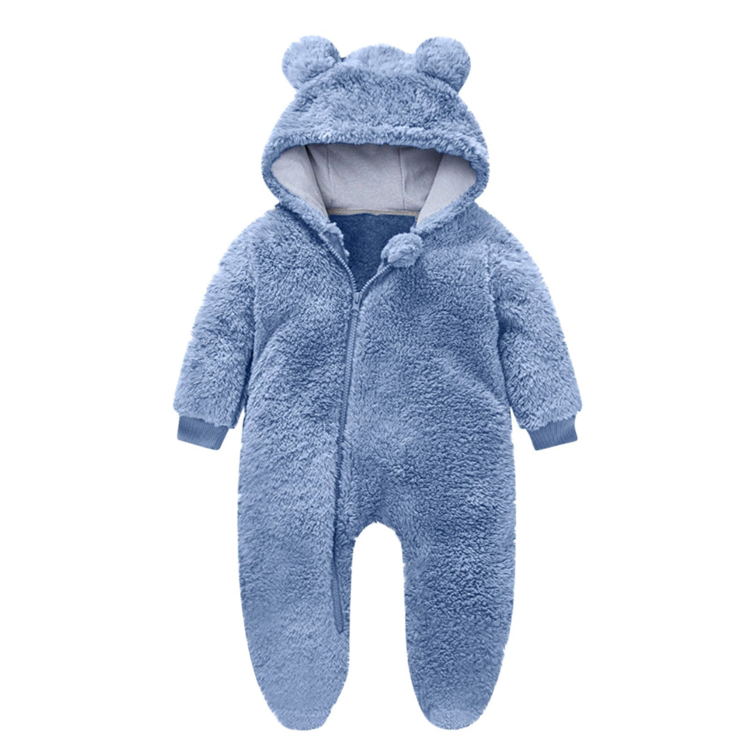 Kleinkind Fleece Overall mit Bärenohren