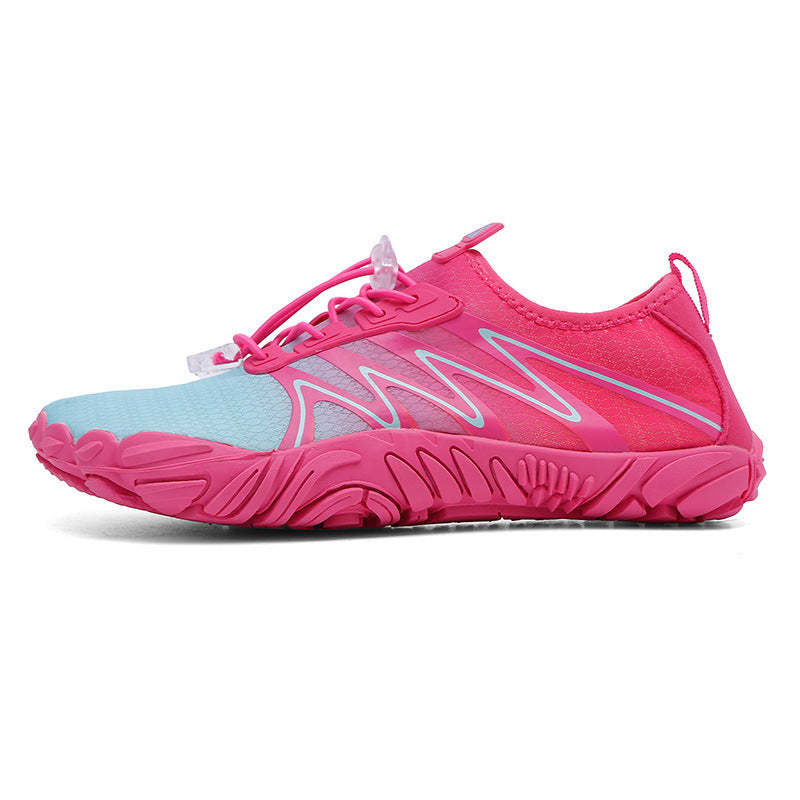Damen Wassersportschuhe mit rutschfester Sohle und elastischem Schnürsystem