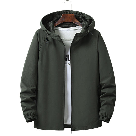 Herren Leichte Outdoor-Jacke mit verstellbarer Kapuze Shop Nory