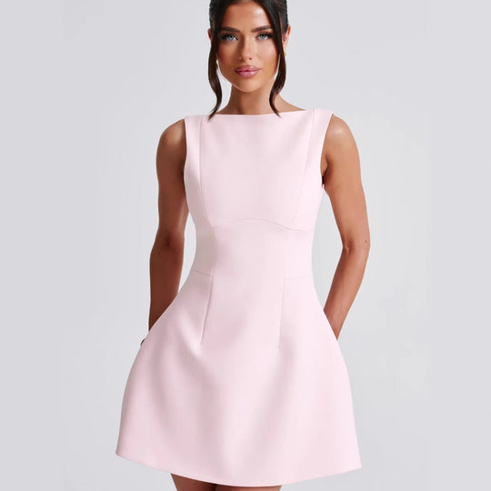 Damen Sommerkleid mit elegantem Schnitt Shopnory