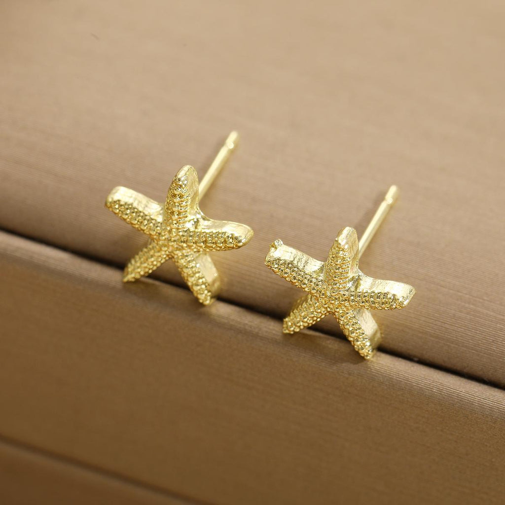 Damen Ohrstecker im eleganten Seestern-Design Shop Nory