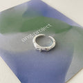 Damen Ring mit floralem Relief-Design Shop Nory
