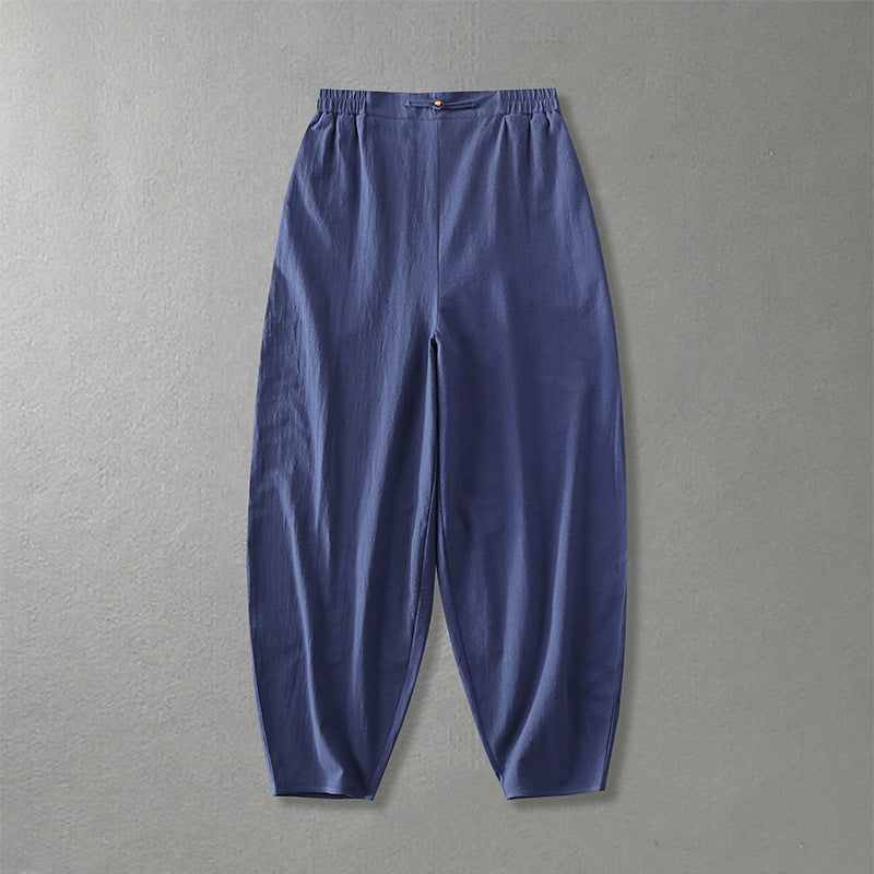 Damen Lässige, weite Haremshose mit elastischem Bund und tapered Knöchel Shop Nory