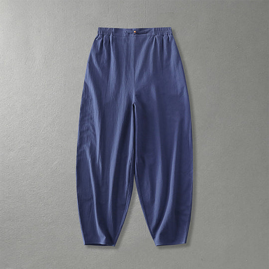 Damen Lässige, weite Haremshose mit elastischem Bund und tapered Knöchel Shop Nory