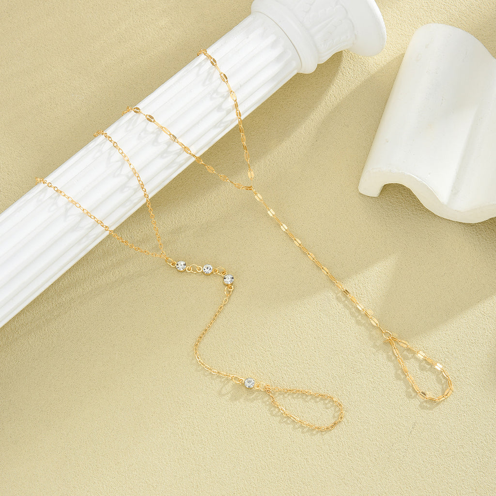 Damen Handkette mit funkelnden Kristallen Shop Nory