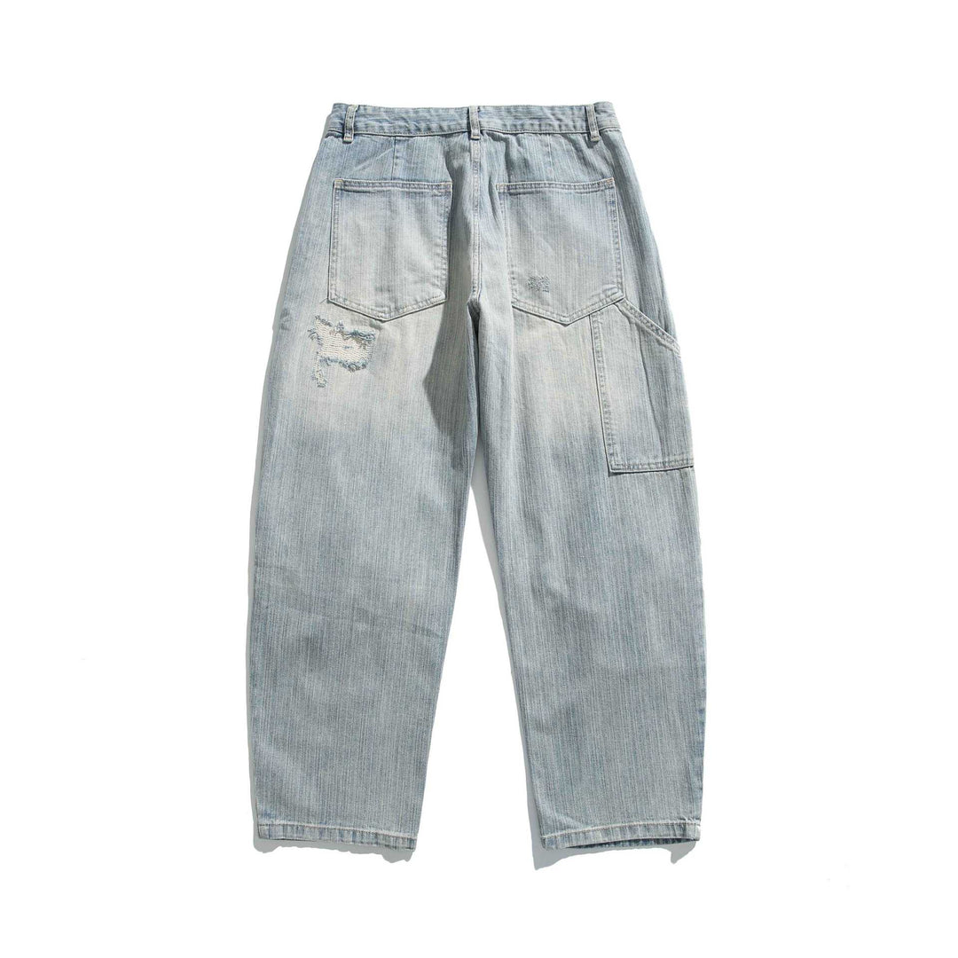 Herren Lässige Straight‑Leg Jeans mit Destroyed‑Details und mittelhoher Leibhöhe Shop Nory
