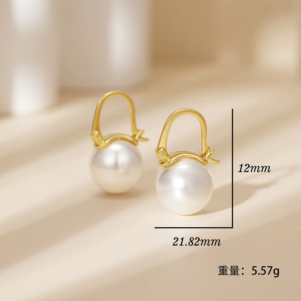 Damen Ohrstecker im eleganten Perlen-Design Shop Nory