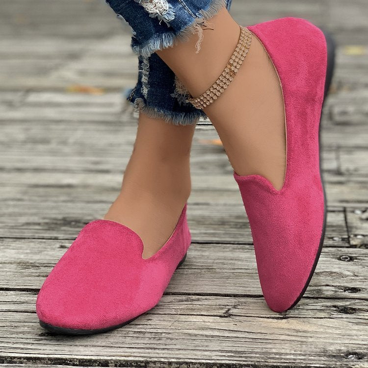 Damen Mokassins aus hochwertigem Wildleder mit elegantem Schnitt