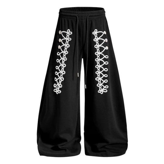 Damen weite Jogginghose mit elastischem Bund und Zier‑Schnürung Shop Nory