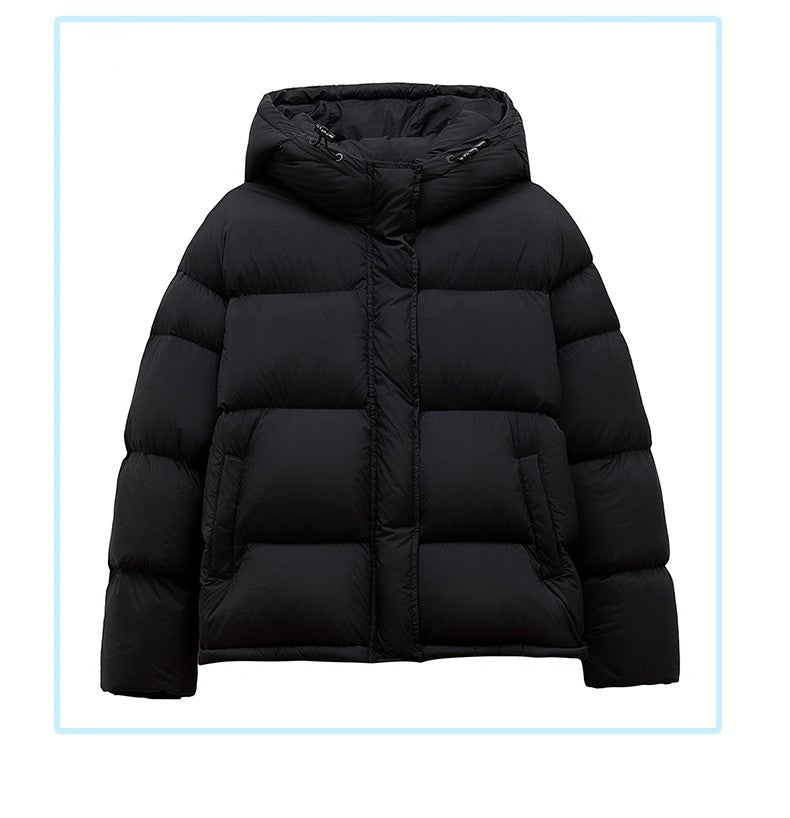 Damen Stilvolle Daunenjacke mit Kapuze Shop Nory