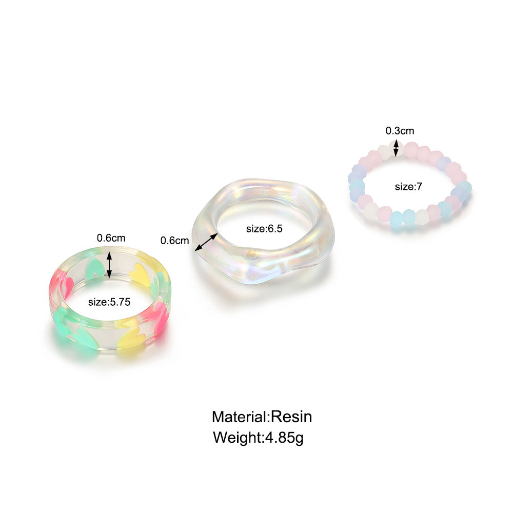 Damen Ring-Set mit zarten Perlen und elegantem Design Shop Nory