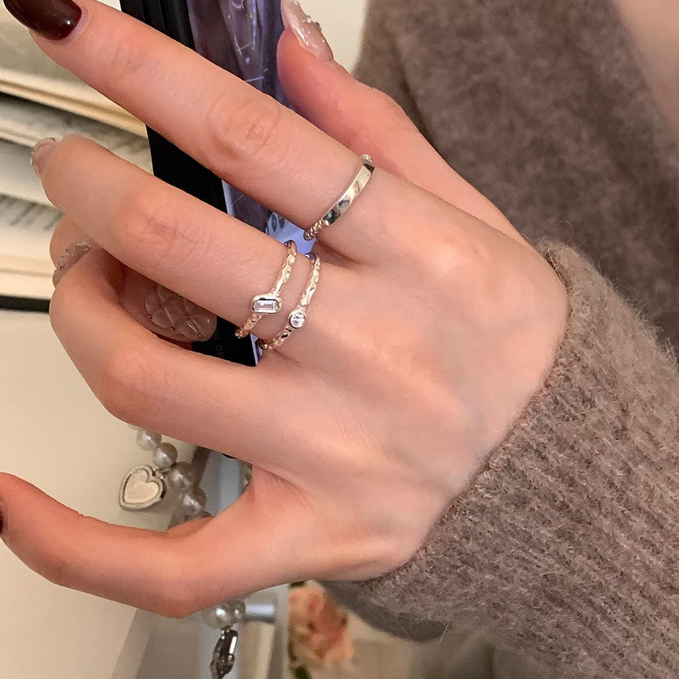 Damen Eleganter und stilvoller Ring mit gedrehtem Design Shop Nory