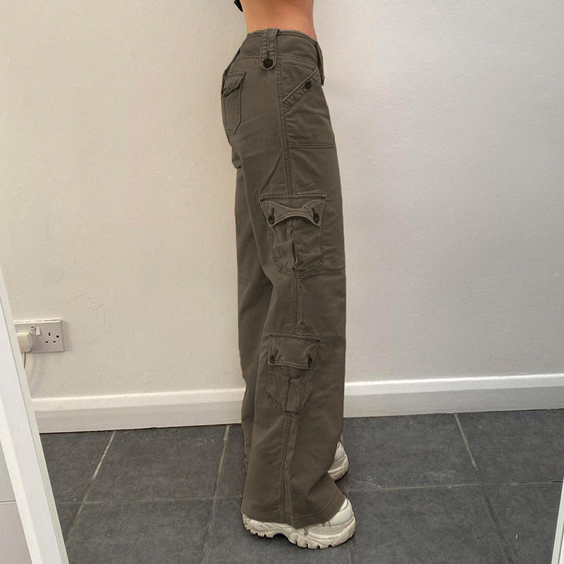 Damen Cargo-Hose mit praktischen Seitentaschen und lässigem Schnitt