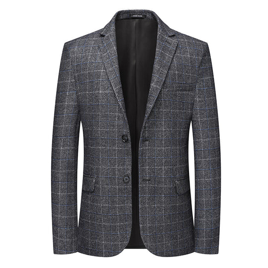 Herren Tailliertes Business-Sakko mit Glencheck und leichtem Innenfutter Shop Nory