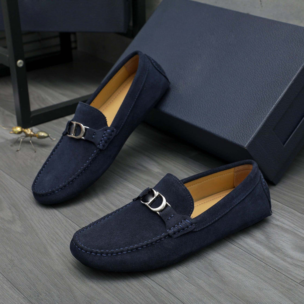 Herren Mokassin mit eleganter Schnallen-Applikation