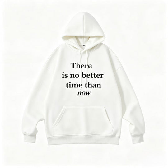 Unisex Oversize-Kapuzenpullover mit Statement-Print, French-Terry und Kängurutasche Shop Nory