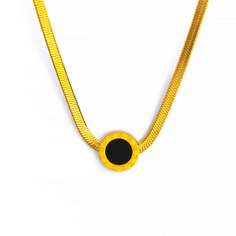 Damen elegante Halskette mit minimalistischem Anhänger Shop Nory