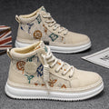 Damen Hohe Sneakers mit gesticktem Design und flexibler Sohle