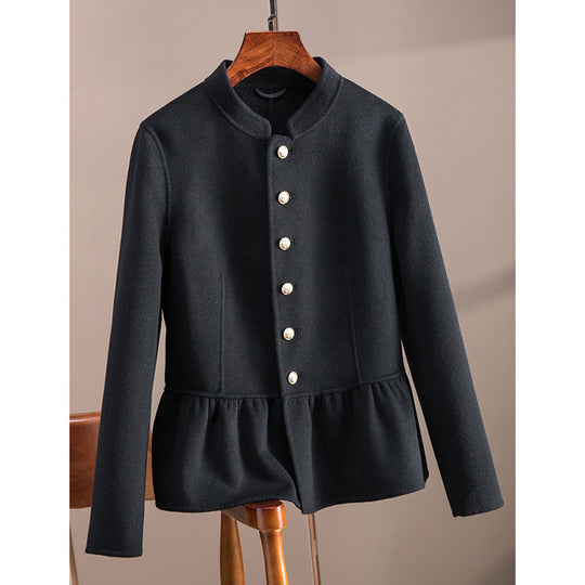 Damen Modische Blazerjacke mit peplum Schnitt Shop Nory