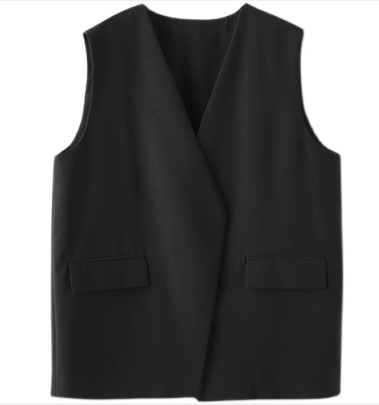 Damen Modische Ärmellose Blazer-Weste Shop Nory