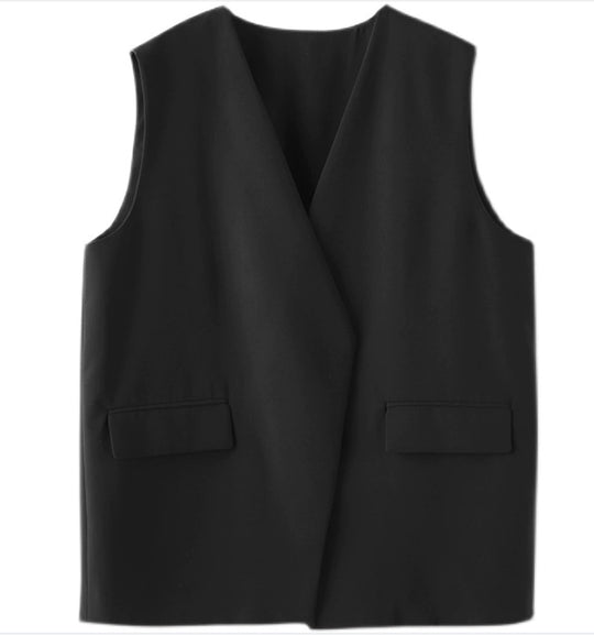 Damen Modische Ärmellose Blazer-Weste Shop Nory