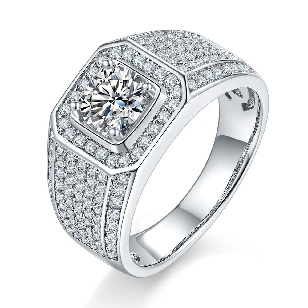 Damen Verlobungsring Set mit kunstvollem Gewebehorn-Design und funkelnden Zirkonia Shop Nory