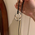 Damen Kette mit modernem, skulpturalem Anhänger aus handgefertigtem Material Shop Nory