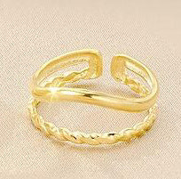 Damen Ring mit elegantem, organischem Design Shop Nory