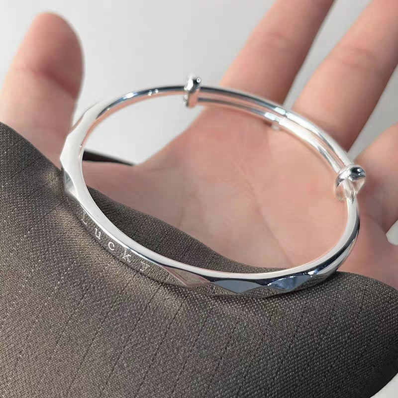Damen Glücksarmband mit modernem, facettiertem Design Shop Nory