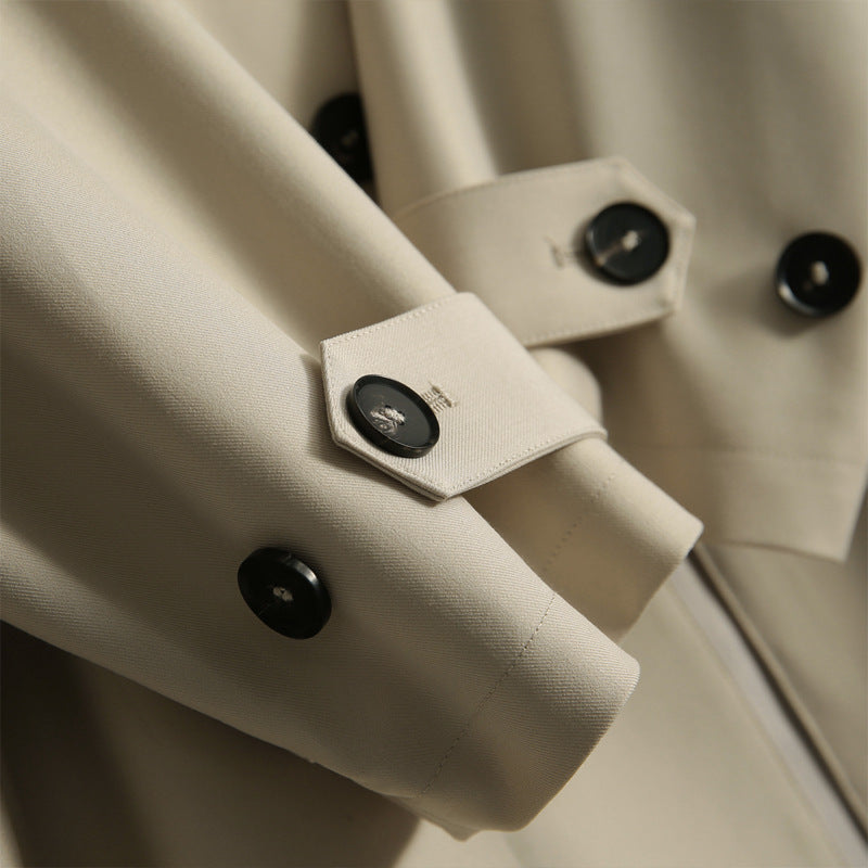 Damen Modische Trenchjacke mit Taillengürtel und schickem Design Shop Nory