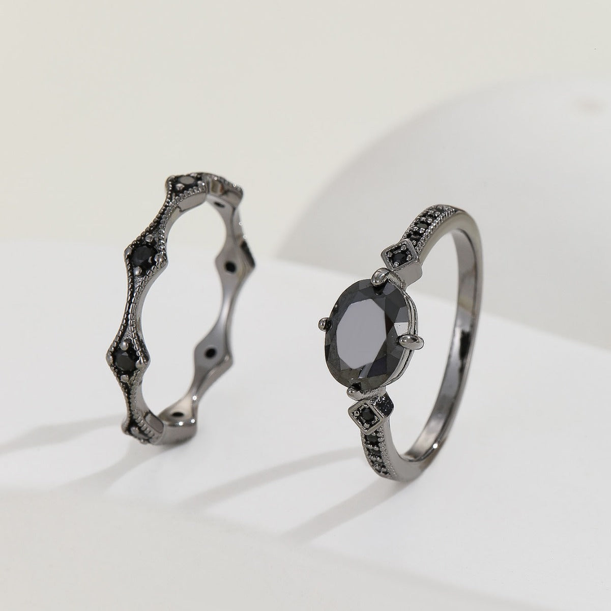 Damen Ringset mit funkelndem Design Shop Nory