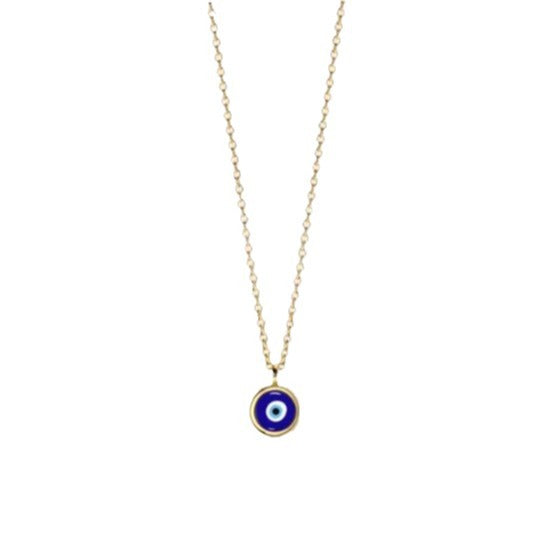 Damen Halskette mit schützendem Evil-Eye-Anhänger aus hochwertigem Material Shop Nory