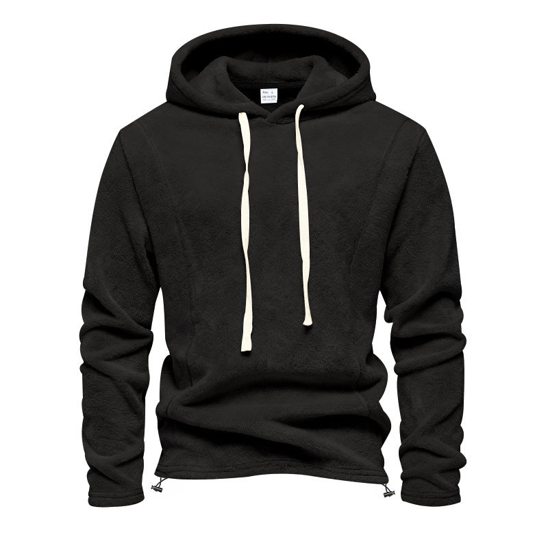 Herren Fleece-Hoodie mit Kapuze und verstellbarem Saum Shop Nory