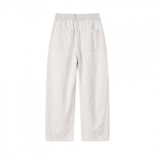 [Damen] Weite Culotte‑Hose mit hohem Elastikbund, Tunnelzug und Eingrifftaschen Shop Nory