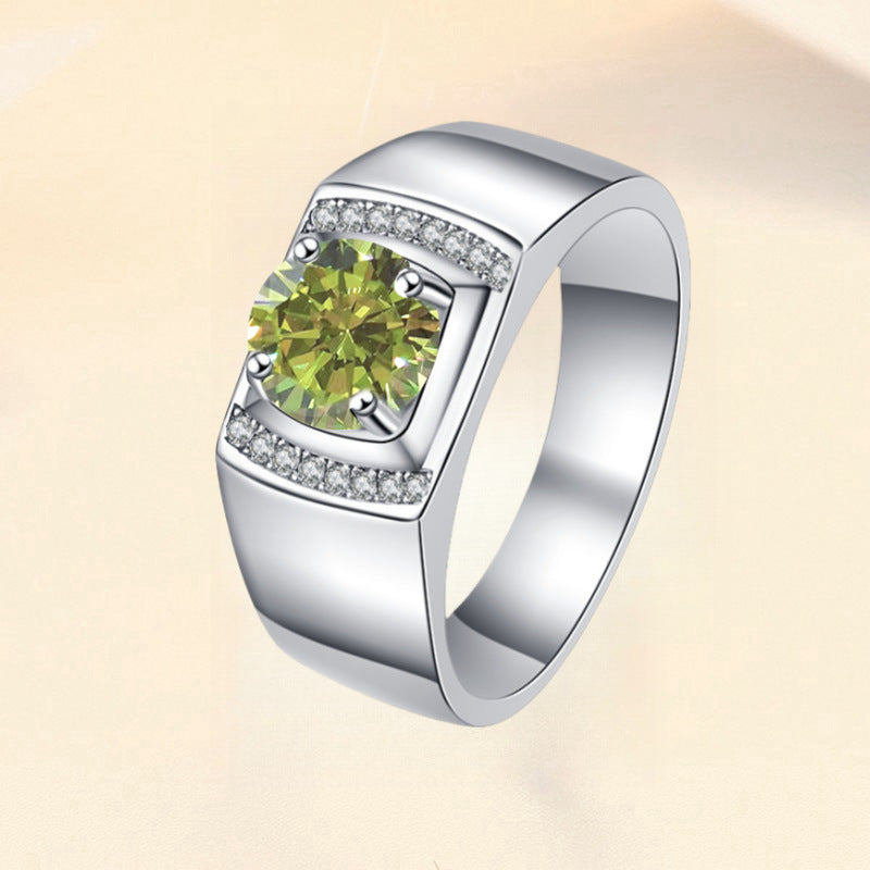 Damenring mit zartem, runden Pink-Zirkonia und funkelndem Design Shop Nory