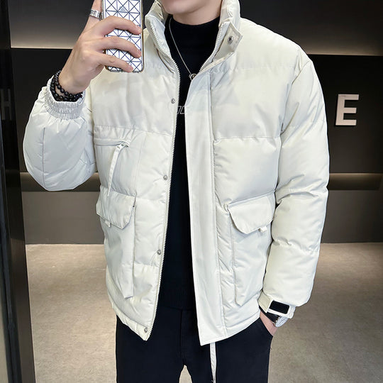 Herren Thermo-Steppjacke mit hohem Stehkragen und aufgesetzten Pattentaschen Shop Nory