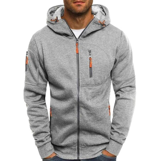 Herren Sportliche Kapuzenjacke mit praktischen Taschen Shop Nory