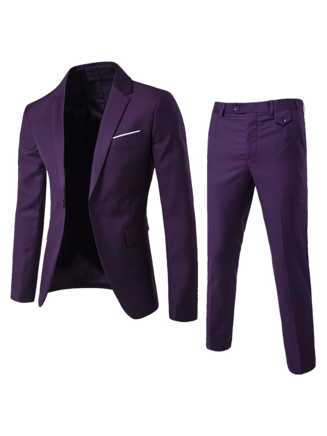 Herren Zweiteiliger Slim-Fit Anzugset mit tailliertem Sakko und schmaler Anzughose Shop Nory