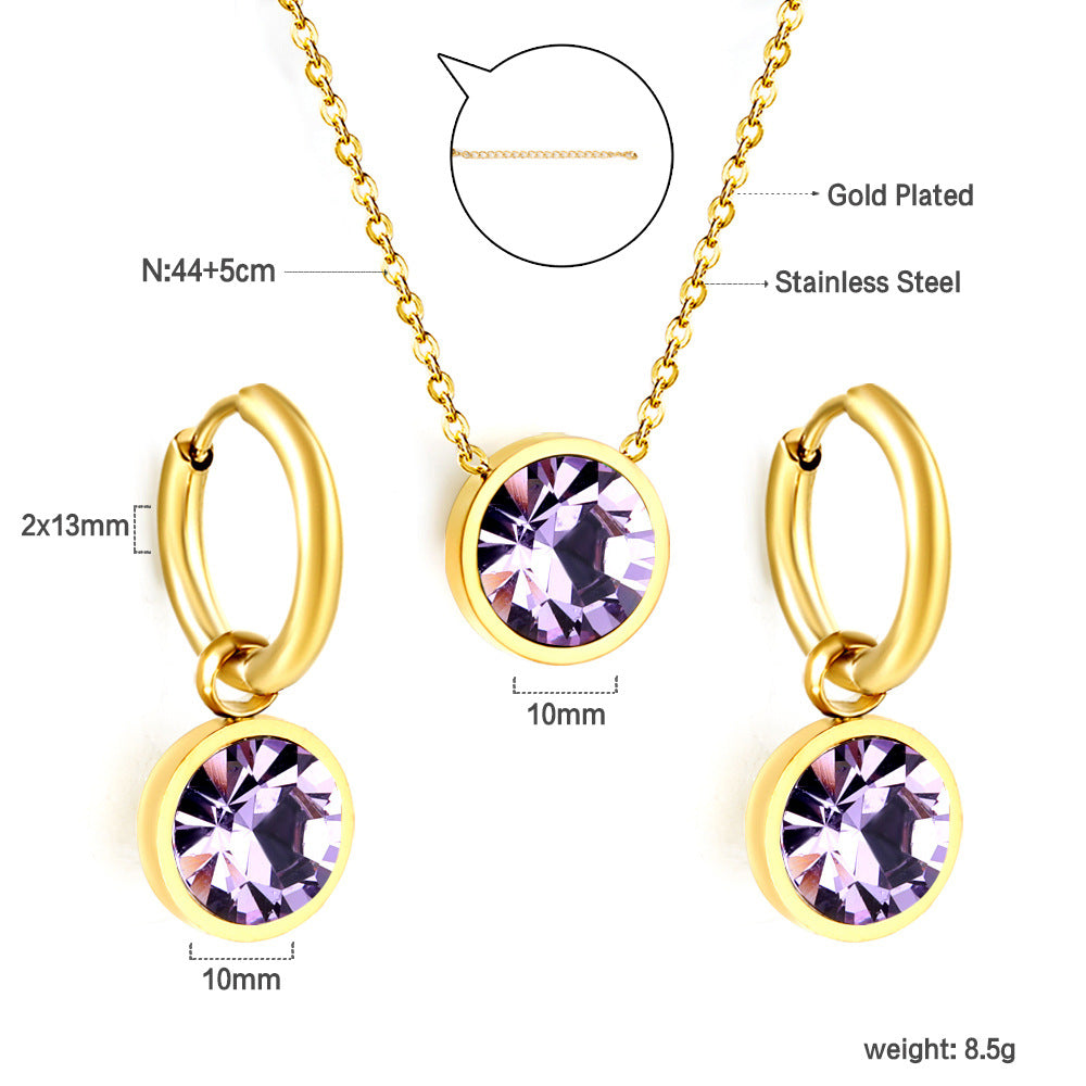 Damen Schmuckset mit Edelstahl Schmuckstücken und eleganten Perlenanhängern Shop Nory