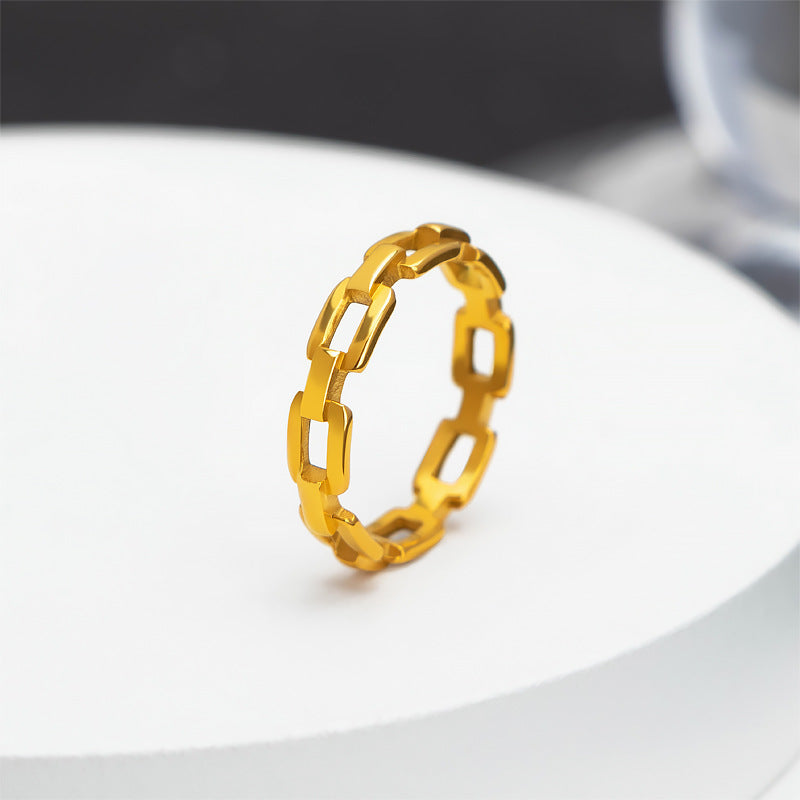 Damen modischer Ring im Kettendesign Shop Nory