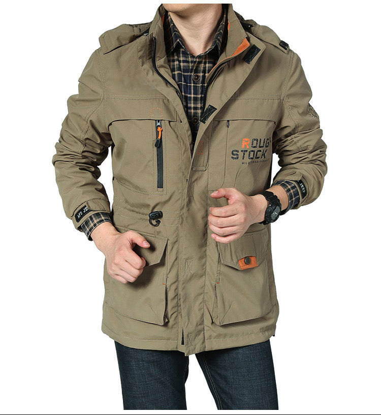 Herren funktionale Multifunktionsjacke