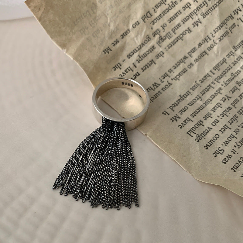 Damensring mit elegantem Quasten-Detail Shop Nory