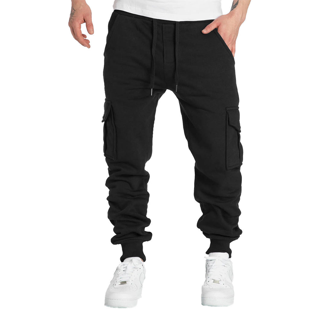 Herren Cargo-Jogginghose mit elastischem Bund und praktischen Seitentaschen