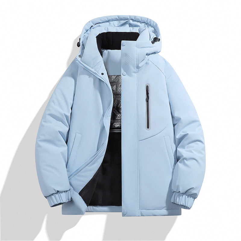 Herren Wattierte Kapuzen‑Winterjacke mit wasserabweisender Membran und verschweißter Brusttasche Shop Nory