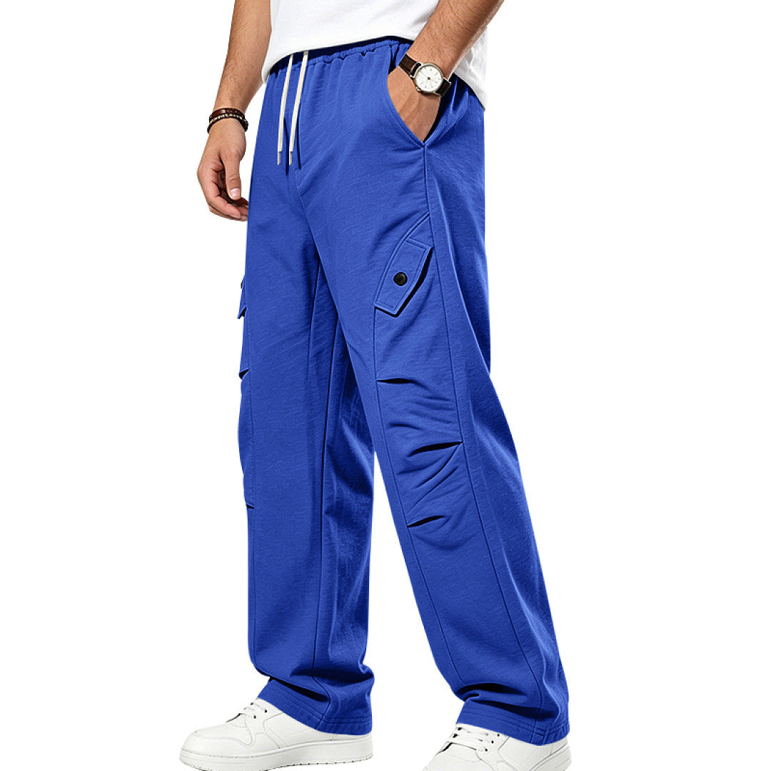 Herren Lässige Cargo-Jogginghose mit Kordelzug und Cut-Out-Details Shop Nory
