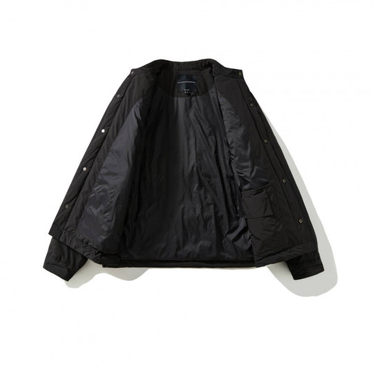 Unisex Boxy wattierte Kurzjacke mit Stehkragen und verdeckter Druckknopfleiste Shop Nory